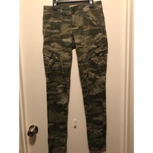 Camo Straight/Skinny Pants